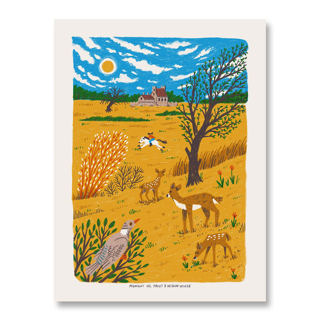 Spring in the Field Print