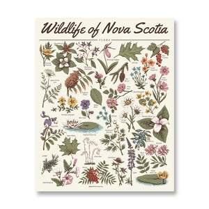 Wildlife of Nova Scotia: Flora Print